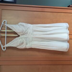 Size 8 champagne metallic dress